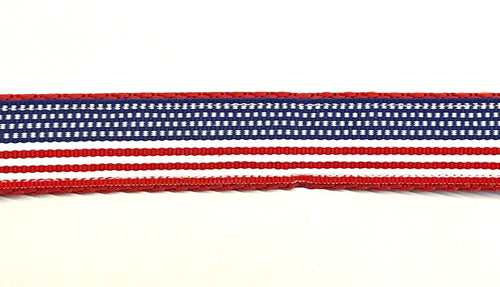 American Flag Chain Martingale Collar 1in