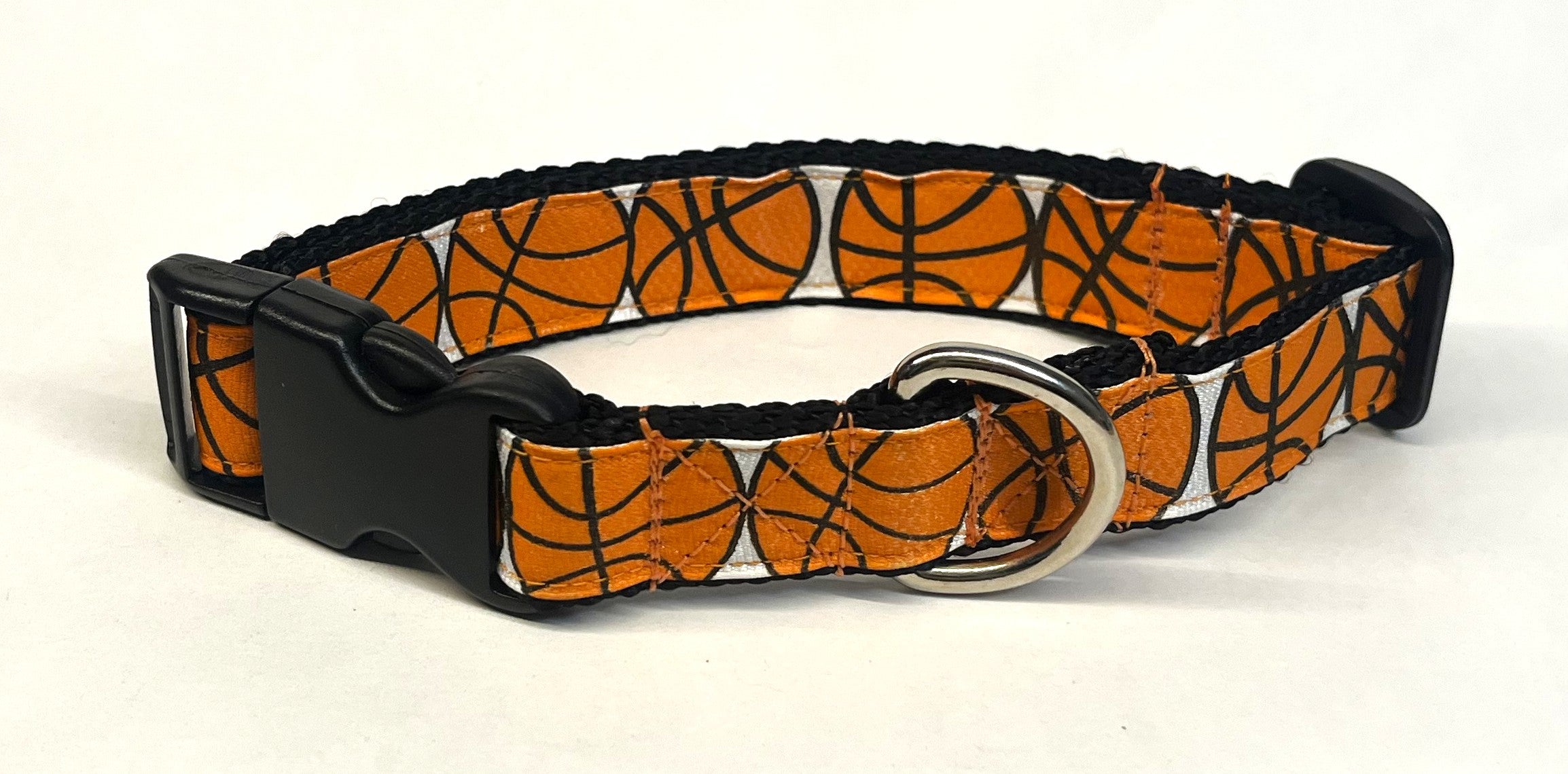 Basketballs Dog Collar 1in