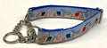 Beach Chairs Chain Martingale Collar 1in