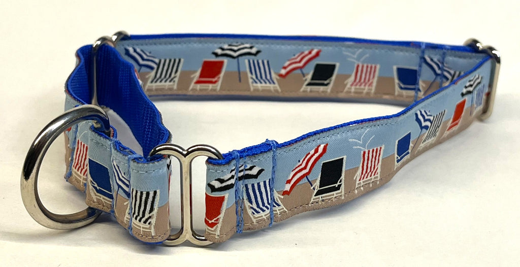Beach Chairs Martingale Collar 1in