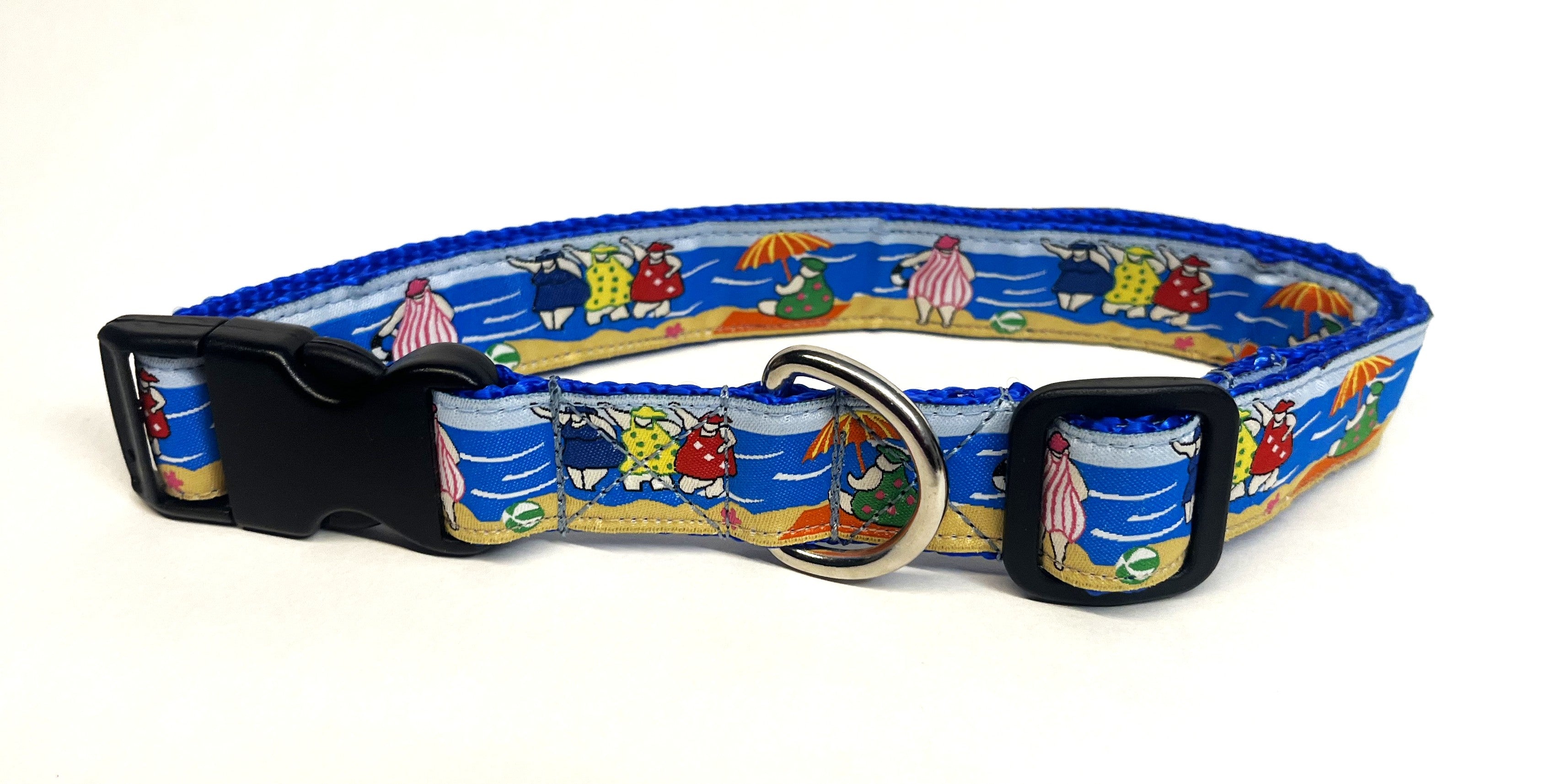 Beach Ladies Dog Collar 1in