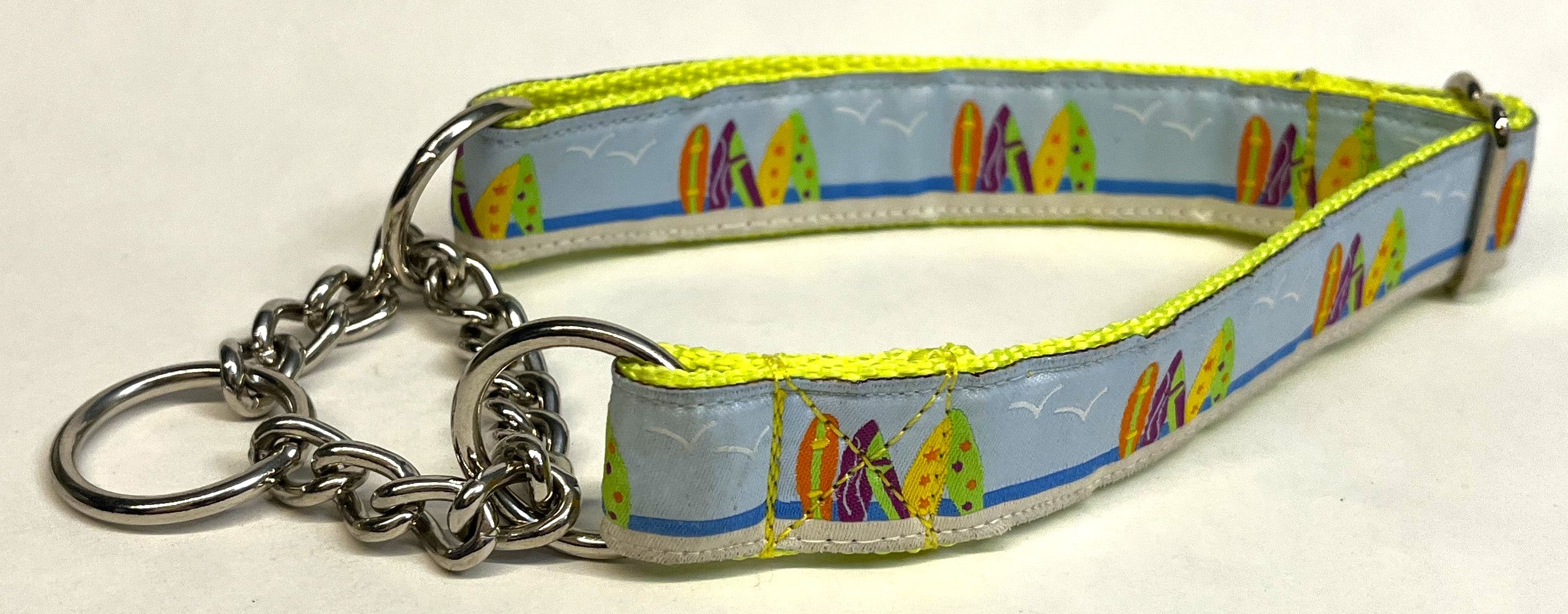 Beach Surfboards Chain Martingale Collar 1in