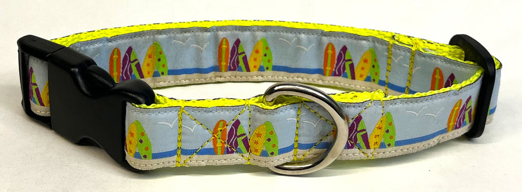 Beach Surfboards Dog Collar 1in