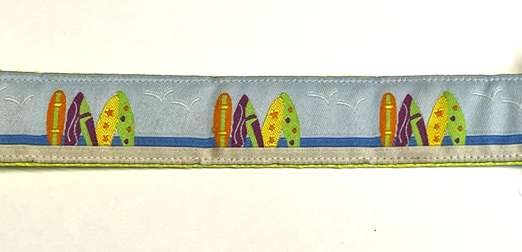 Beach Surfboards Dog Collar 1in