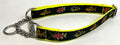 Black with Fish Chain Martingale Collar 1in