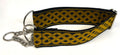 Black with Gold Celtic Weave Chain Martingale Collar 2in