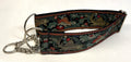 Black with Red, Gold, and Green Koi Fish Chain Martingale Collar 2in