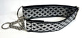 Black with Silver Celtic Weave Chain Martingale Collar 2in