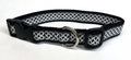 Black with Silver Celtic Weave Dog Collar 1in