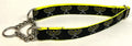 Black with Tennis Rackets Chain Martingale Collar 1in