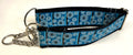 Blue, Brown, and White Circle Sunburst Chain Martingale Collar 2in