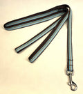 Blue, Light Blue, Brown, and White Stripes Dog Leash 1/2