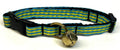 Blue and Yellow Plaid Cat Collar