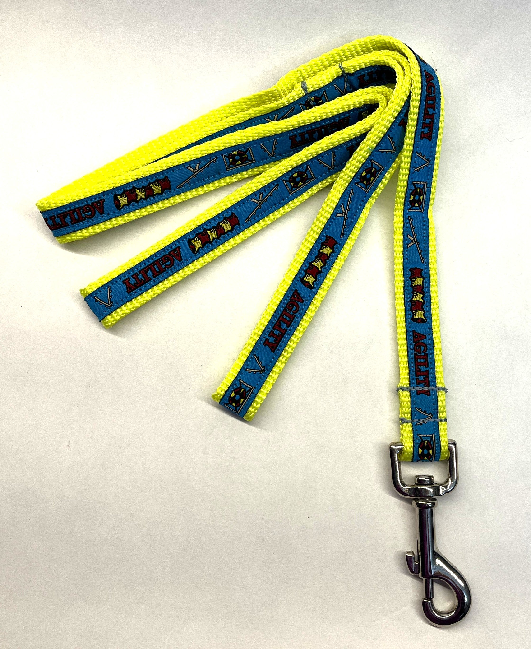 Blue with Agility Dog Leash 3/4