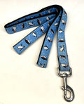 Blue with Penguins Dog Leash 1in