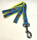 Blue with Tractors Dog Leash 1in