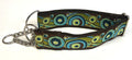 Brown, Blue, Green Swoosh with Dots Chain Martingale Collar 2in