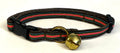 Brown with Blue, Green, and Pink Stripe Cat Collar