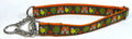 Brown with Houses and Trees Chain Martingale Collar 1in