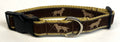 Brown with Tan Labs Dog Collar 1in