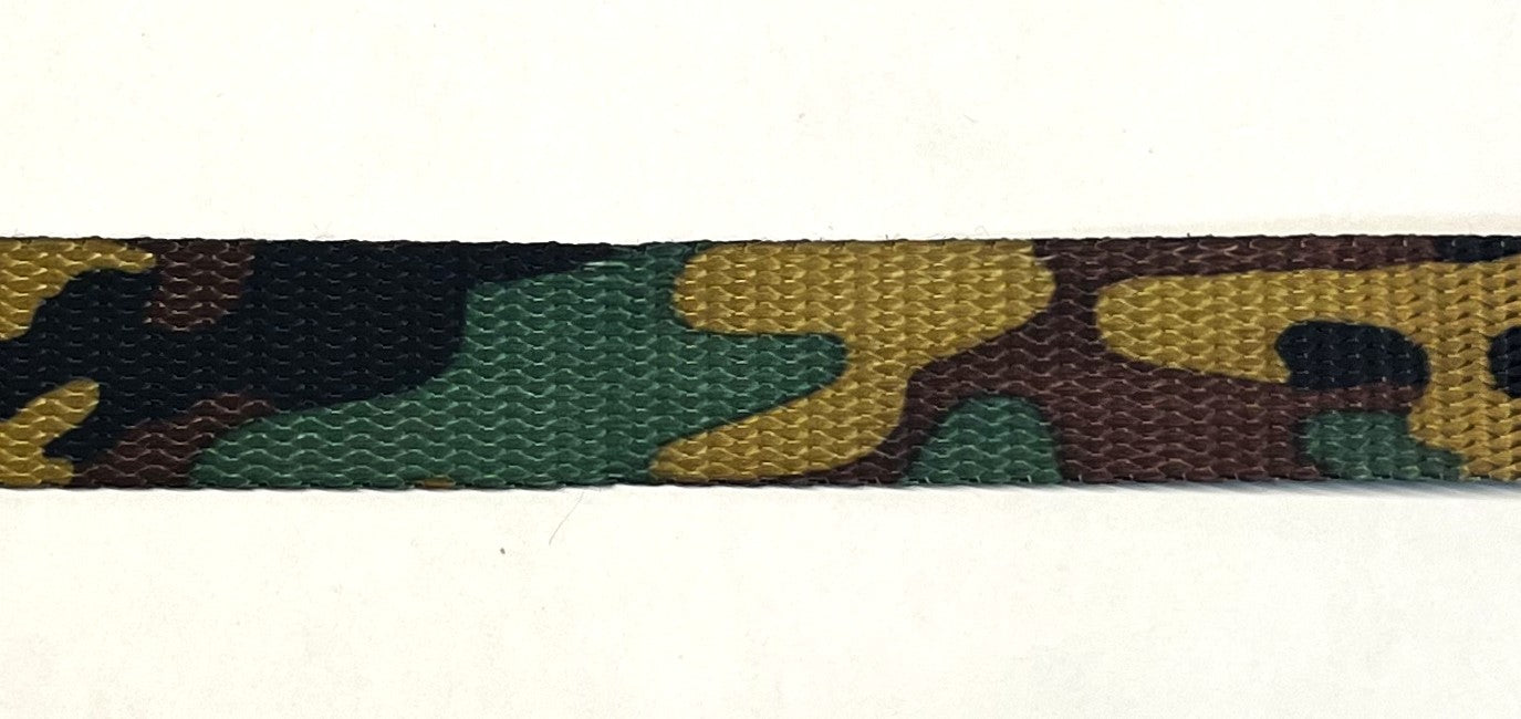 Camo Dog Leash 1in