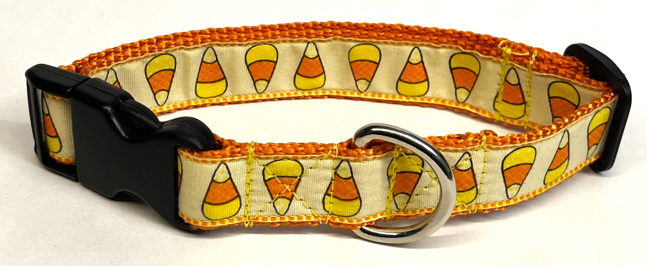 Candy Corns Dog Collar 1in