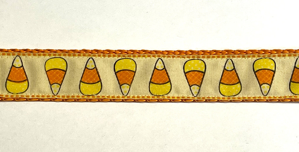 Candy Corns Dog Leash 1in