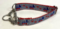 Democrat Donkeys and Paws Chain Martingale Collar 1in