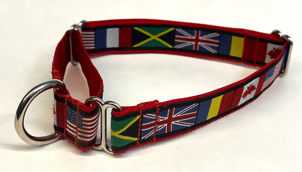 Flags Martingale Collar 1in