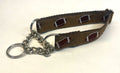 Footballs Chain Martingale Collar 1in