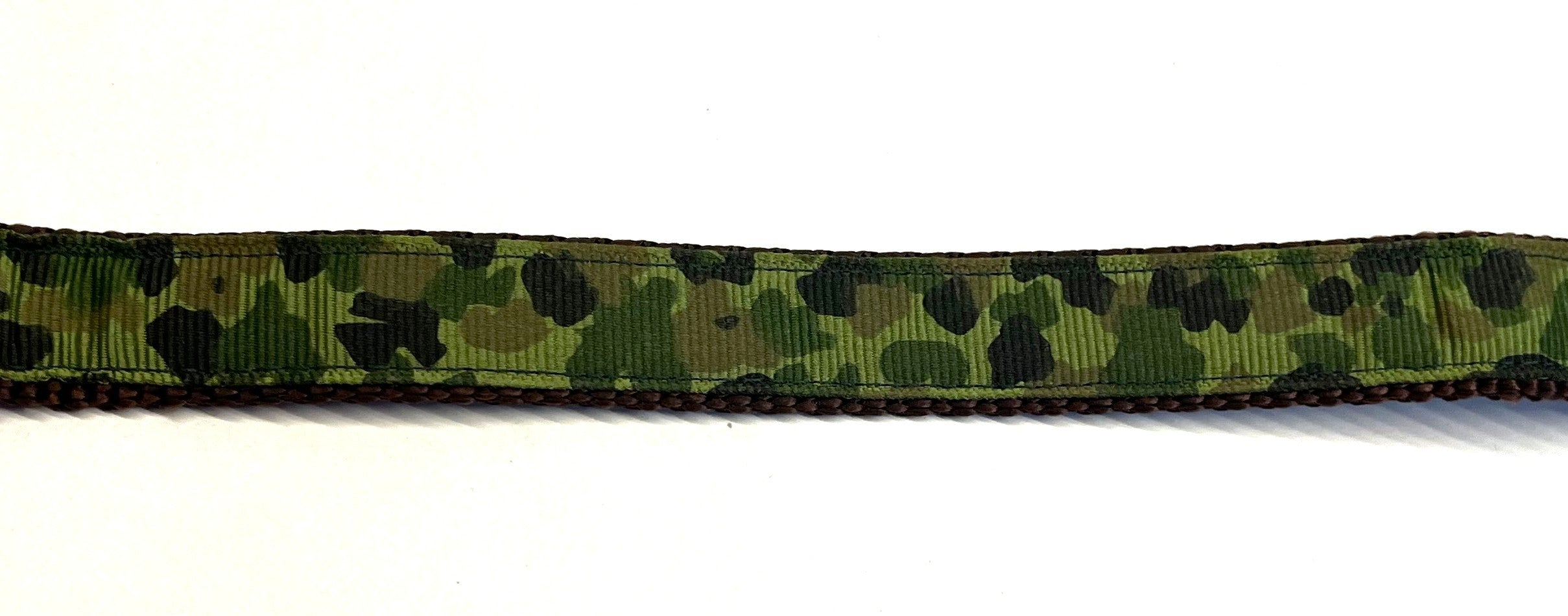 Green Camo Dog Collar 3/4