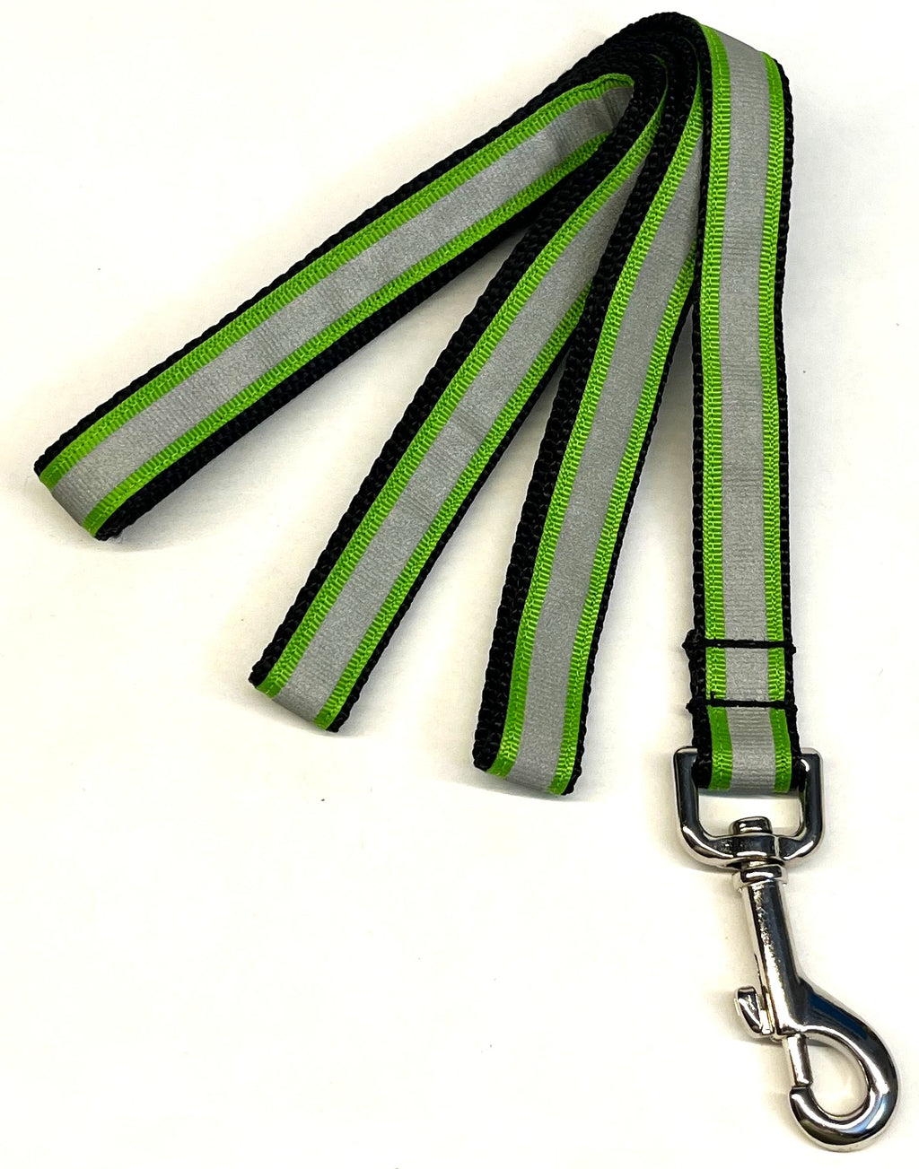 Green Reflector Dog Leash 3/4