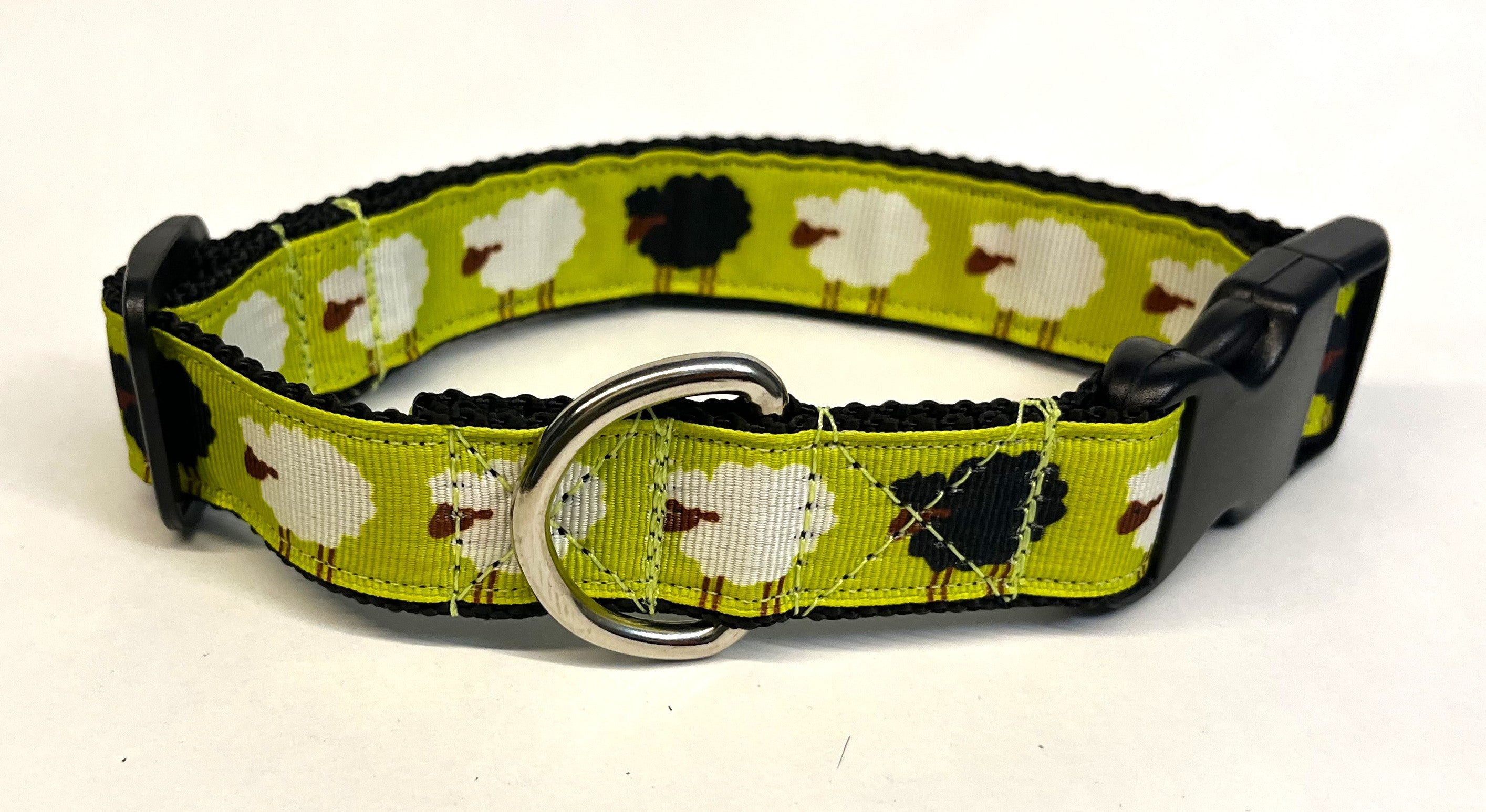 Green with Sheep Dog Collar 1in