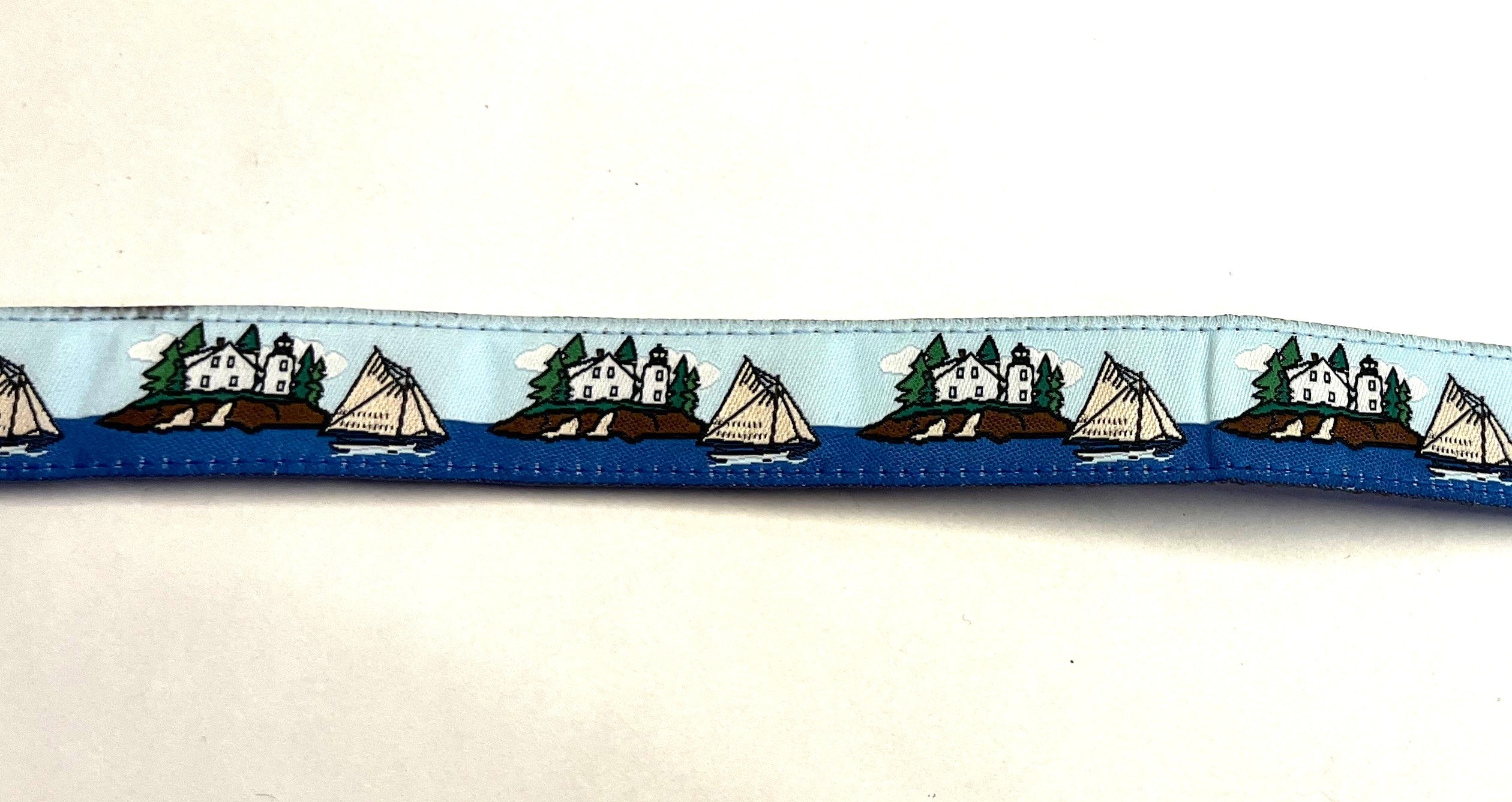 Islands and Ships Dog Collar 3/4