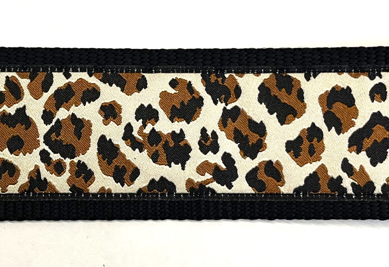 Leopard Print Martingale Collar 2in