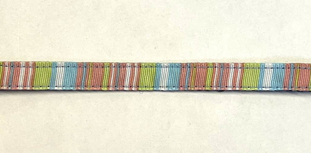 Pastel Vertical Stripe Cat Collar