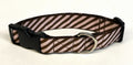 Light Pink and Brown Diagonal Stripe Dog Collar 1in