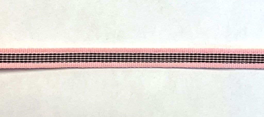 Light Pink & Brown Stripe Cat Collar