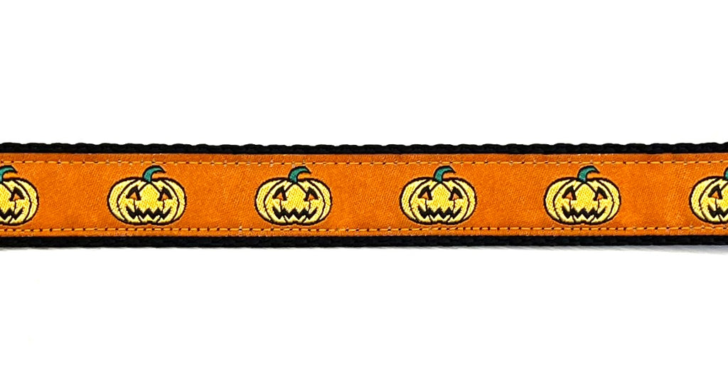 Jack-o'-Lantern Dog Collar 3/4