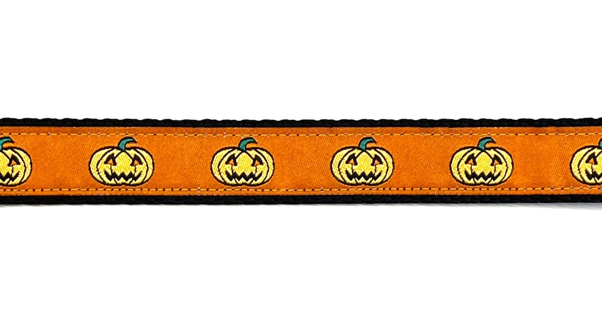 Jack-o'-Lantern Martingale Collar 3/4