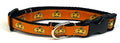 Jack-o'-Lantern Dog Collar 3/4