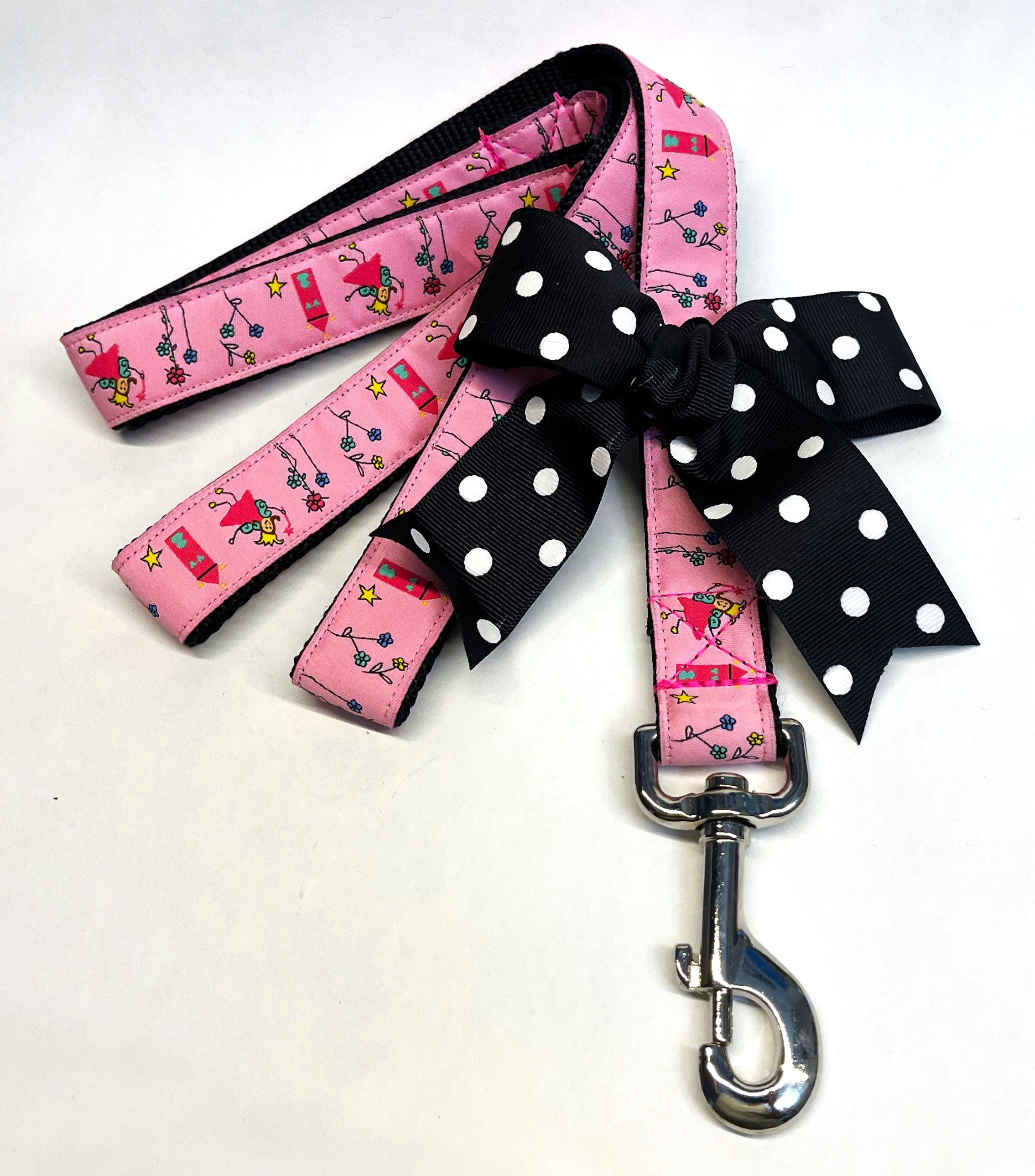 Pink Fairy Princess Dog Leash 1in