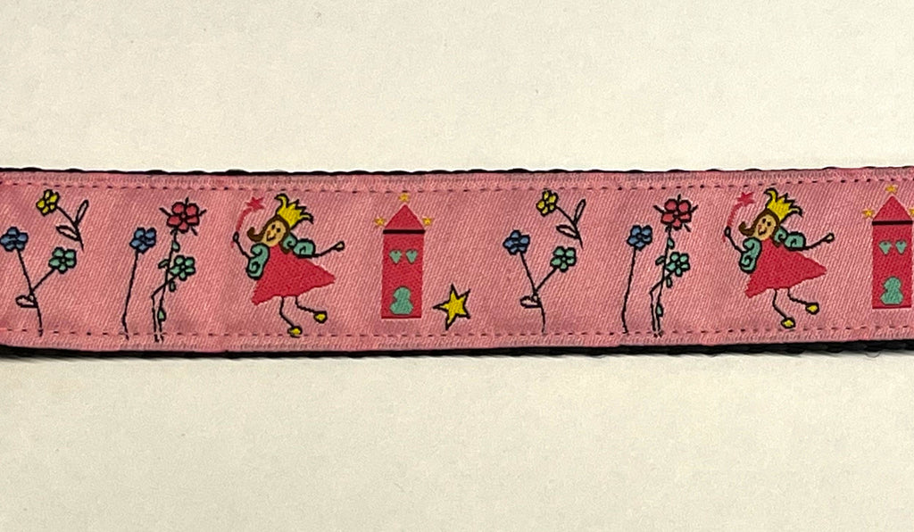 Pink Fairy Princess Dog Leash 1in