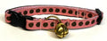 Pink with Brown Dots Cat Collar