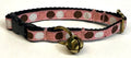 Pink with Pink, White, and Brown Dots Cat Collar