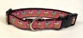 Pink with Cupcakes Dog Collar 1in