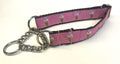 Pink with Milkshakes Chain Martingale Collar 1in