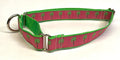 Pink with Palm Trees Martingale Collar 1in