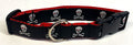 Pirate Skull and Crossbones Dog Collar 1in
