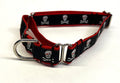Pirate Skull and Cross Bones Martingale Collar 3/4